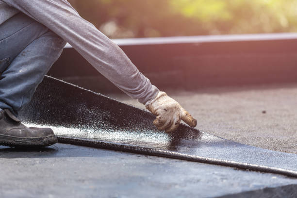 Professional Basement Waterproofing technician working in Rosedale, IN